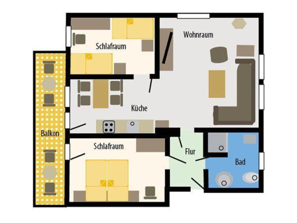 Haus-Karin-Ferienwohnung-2 Büsum Exteriör bild